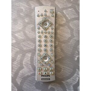 Philips Magnavox TV/VCR/DVD/CBL/SAT/CD Remote Silver